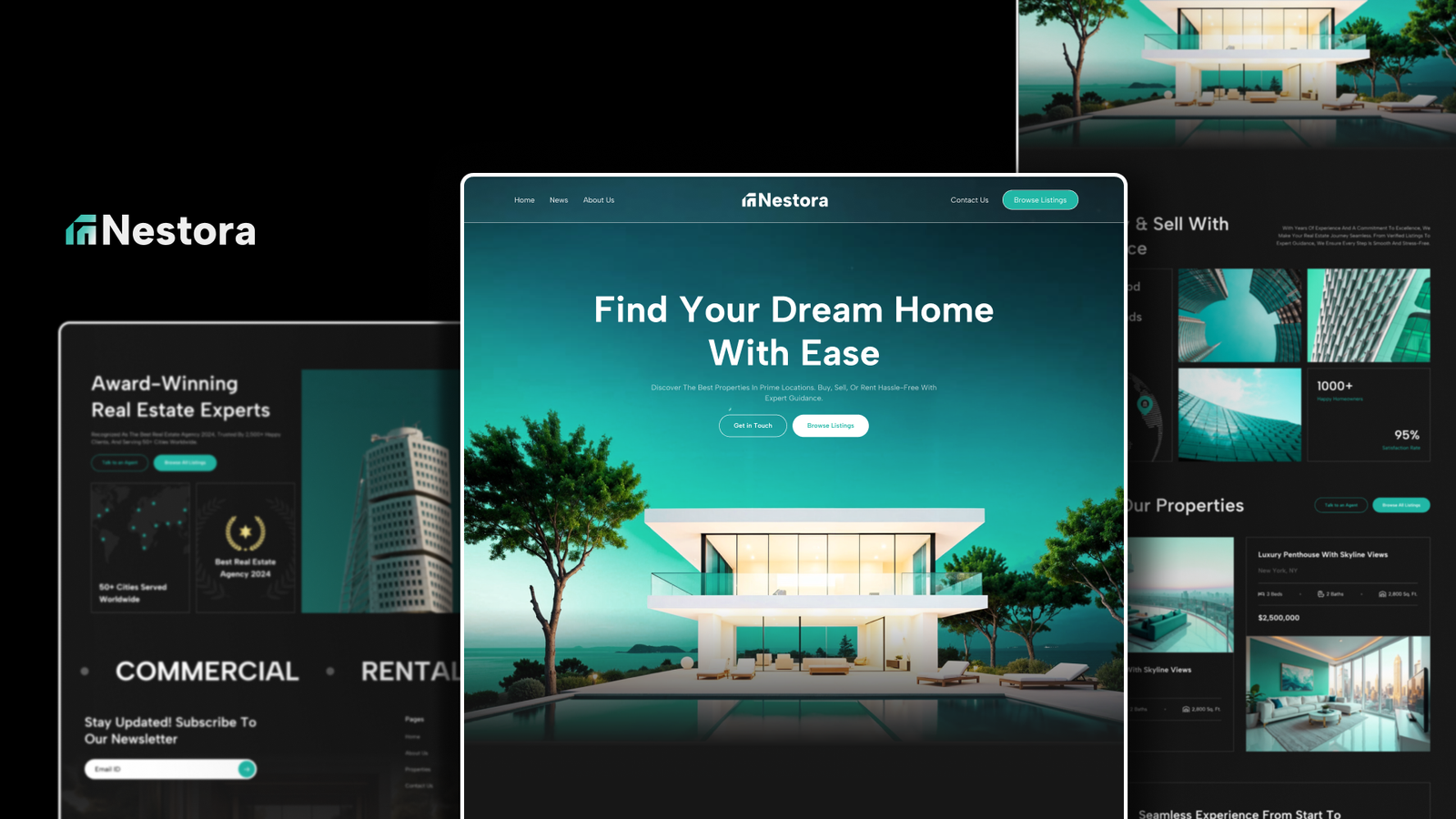 Nestora – Real Estate Listing SaaS