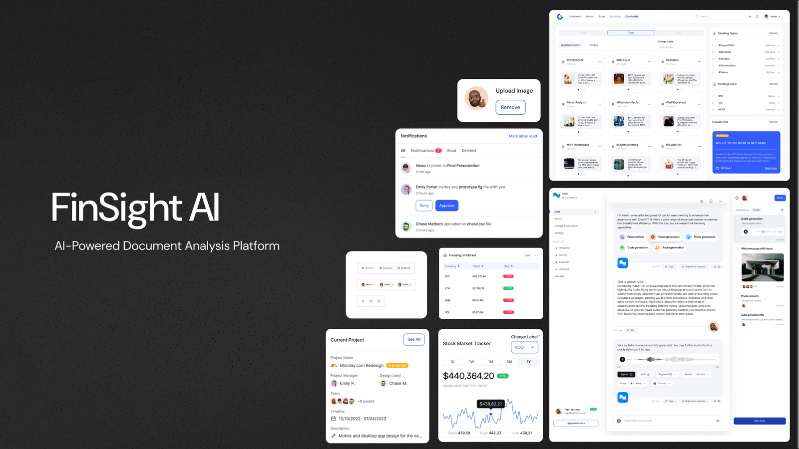 FinSight AI – AI-Powered Document Analysis Platform